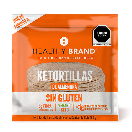Healthy Brand - Ketortillas de Almendra - Solo CDMX