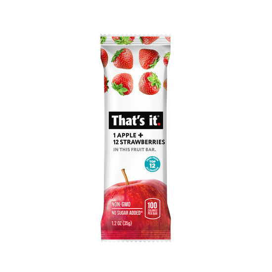 That´s it- BARRA FRUIT BAR APPLE + STRAWBERRY