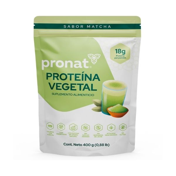 Pronat- Proteína vegetal sabor matcha 400g