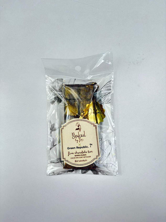 Green Republic- Barra 70% baked by frida sin azúcar