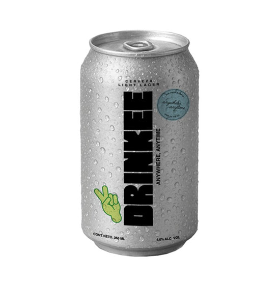 DRINKEE-Cerveza clara y ligera en lata de 355 ml