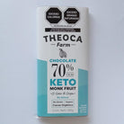 Theoca-Barra de Chocolate 70% Cacao Keto