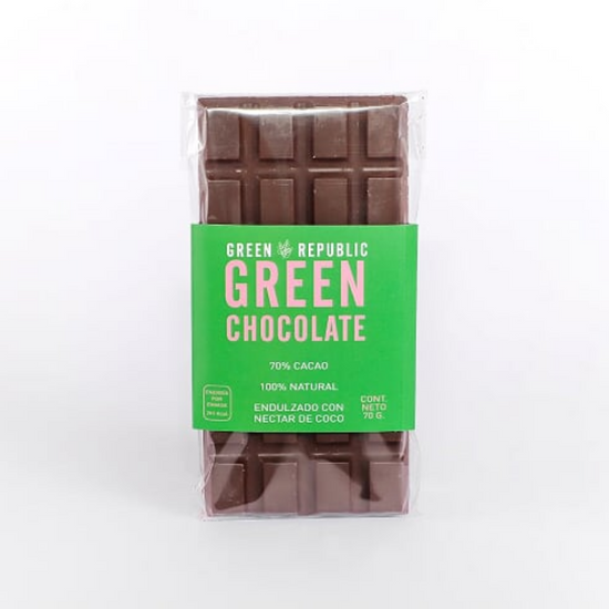 GREEN CHOCOLATE 70% CACAO