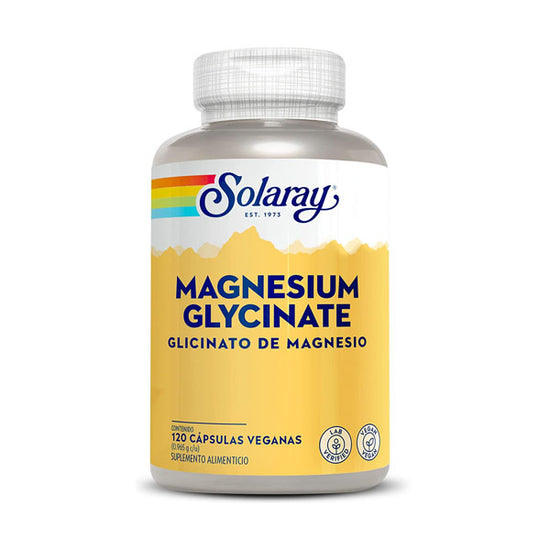 SOLARAY - Magnesium Glycinate 120 cap-Magnesio