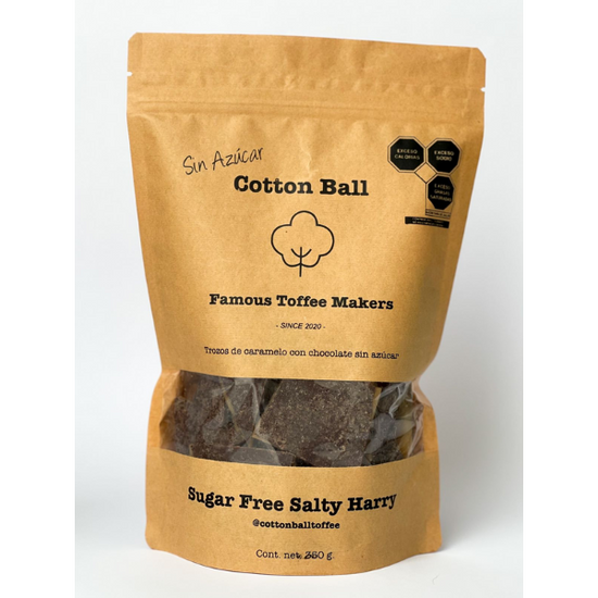 COTTON BALL - Sugar Free Salty Harry - Toffee