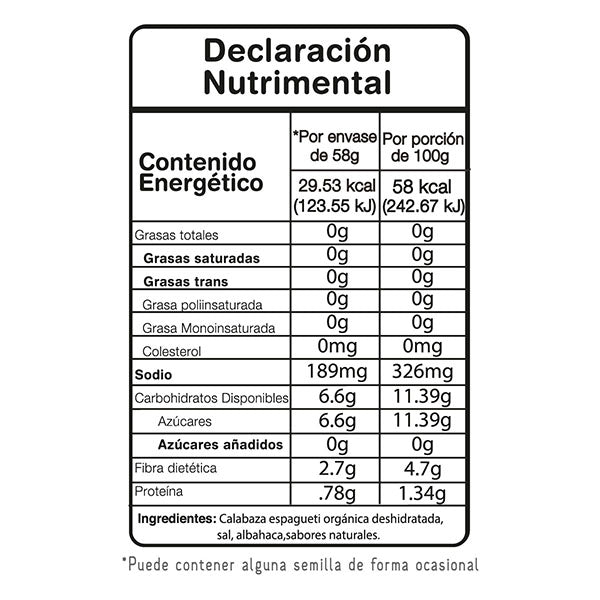 Moonrise-Calabaza Espagueti Finas Hierbas