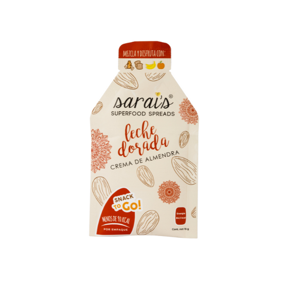 Sarais Superfood Spreads - Sachet Leche Dorada (15 gramos)