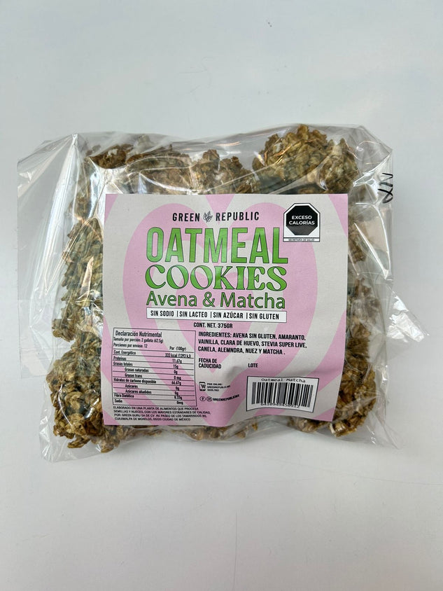 Oatmeal Cookies Avena & Matcha