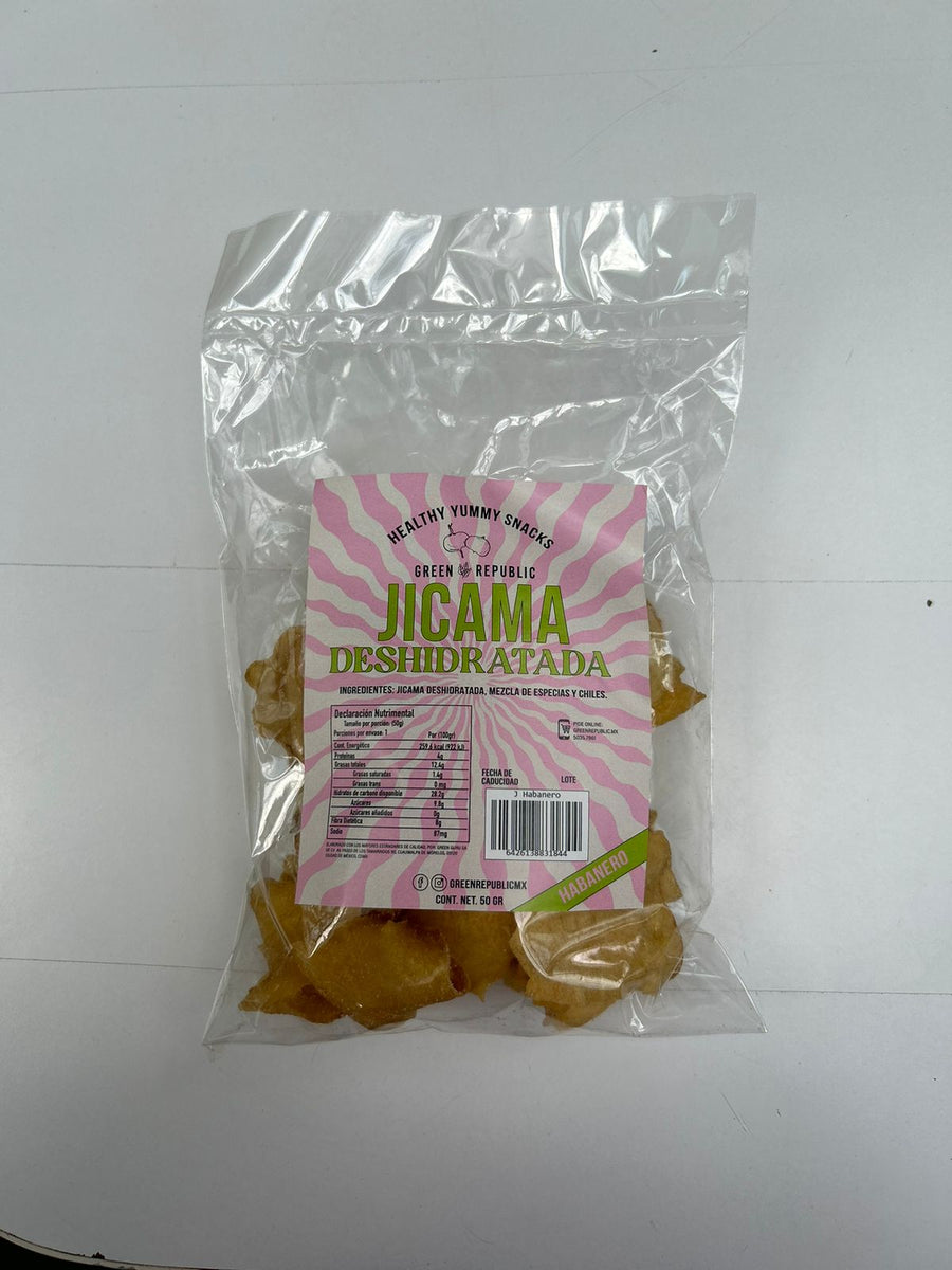 CHIPS DE JICAMA DESHIDRATADA SABOR Habanero 50gr