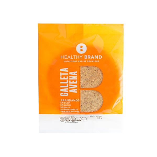 Healthy Brand - Galleta De Avena Arándano