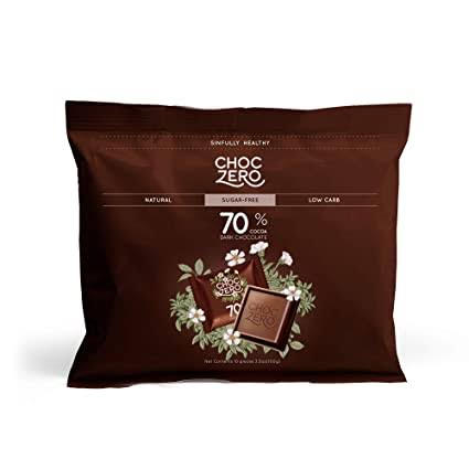 Choc Zero 70% Cocoa Dark Chocolate