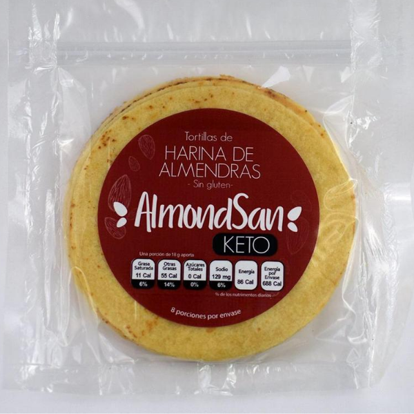 AlmondSan - Tortilla  KETO - Solo CDMX