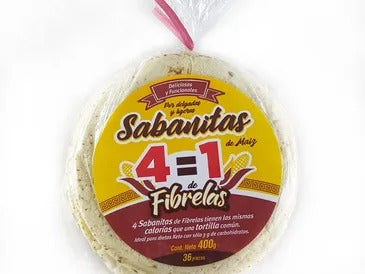 Fibrelas - Tortillas Sabanitas de Maiz