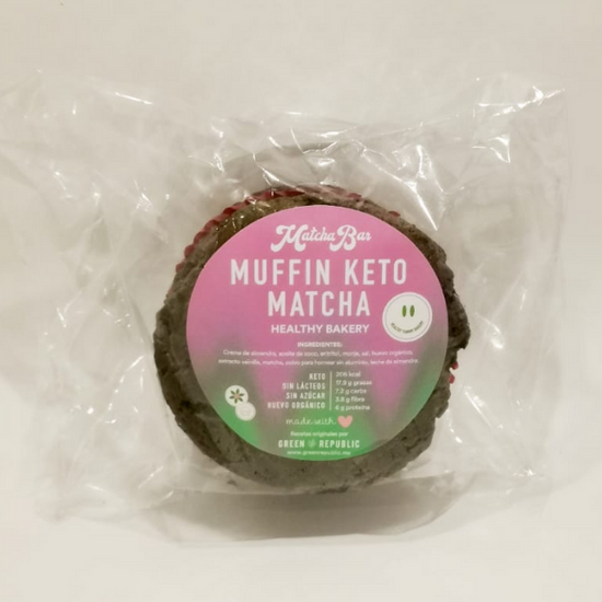 Green Repúblic - Muffin Keto Matcha - Solo CDMX
