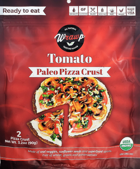 Wrawp Pizza Tomato Paleo