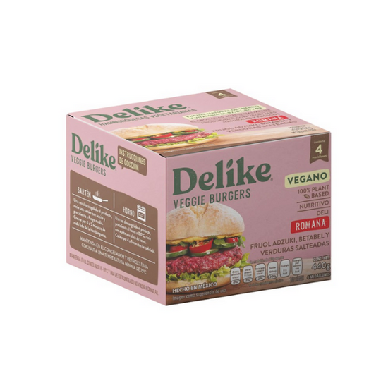 Delike - Hamburguesa Vegana Romana - Solo CDMX
