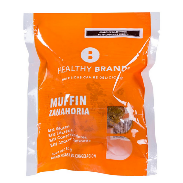Healthy Brand - Muffin Zanahoria - Solo CDMX