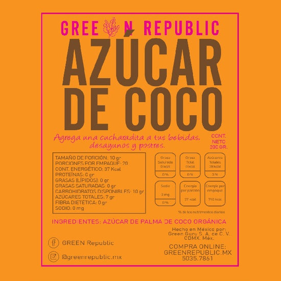 Azucar De Coco Bolsa GR Zero
