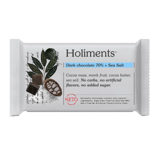Holiments - Dark Chocolate 70% Sea Salt