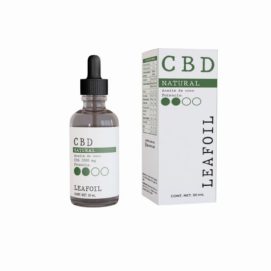Leaf Oil - Gotero con CBD Natural 2000 mg